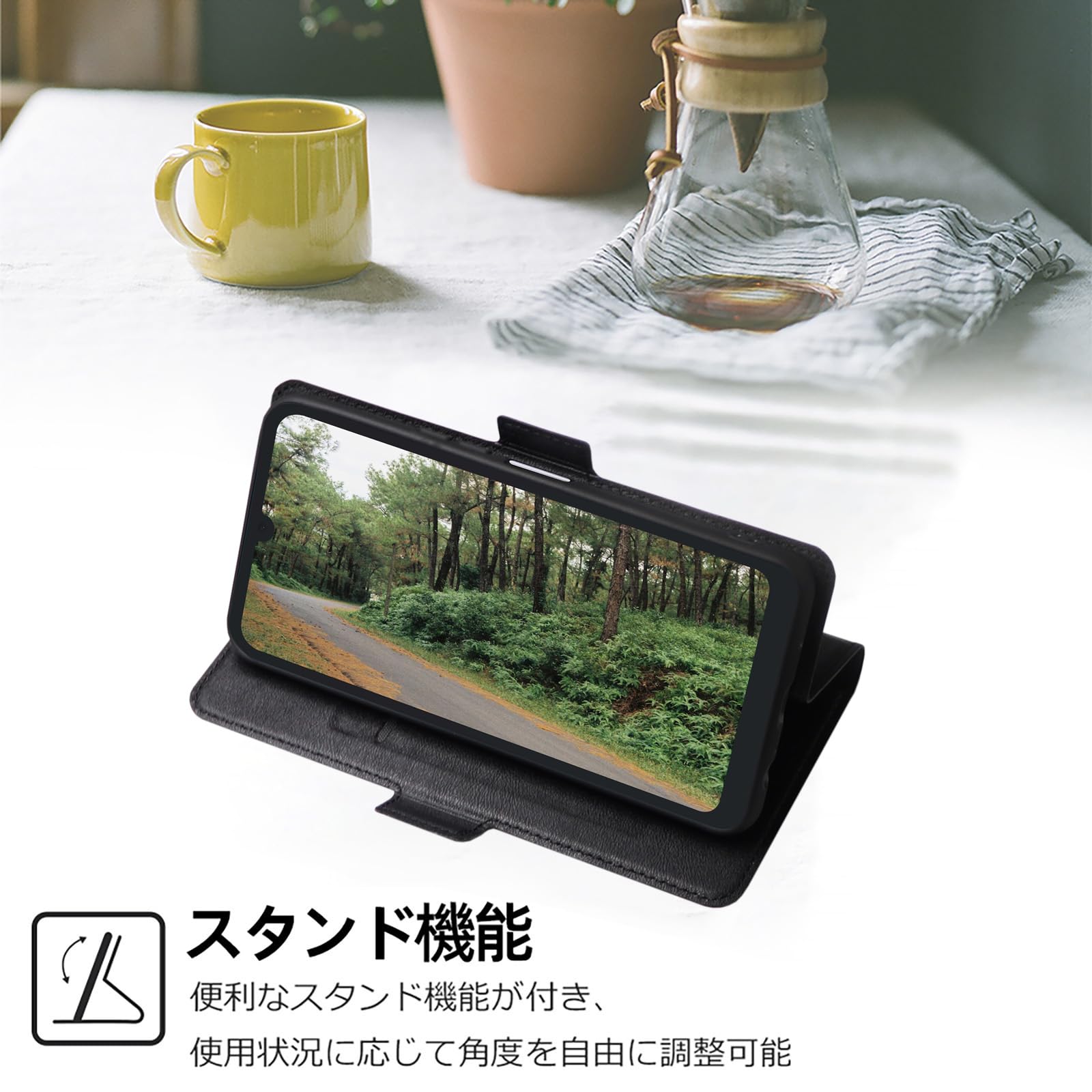 Amazon.co.jp: arrows We2 ケース 手帳型 F-52E FCG02 対応 超薄型